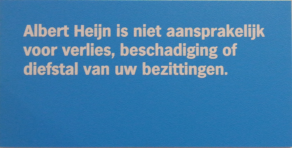 direct niet ansprakelijk
